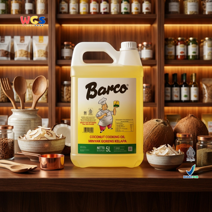 Barco Coconut Cooking Oil 5L Coconut Cooking Oil – A Healthy, Multipurpose Oil for Cooking
