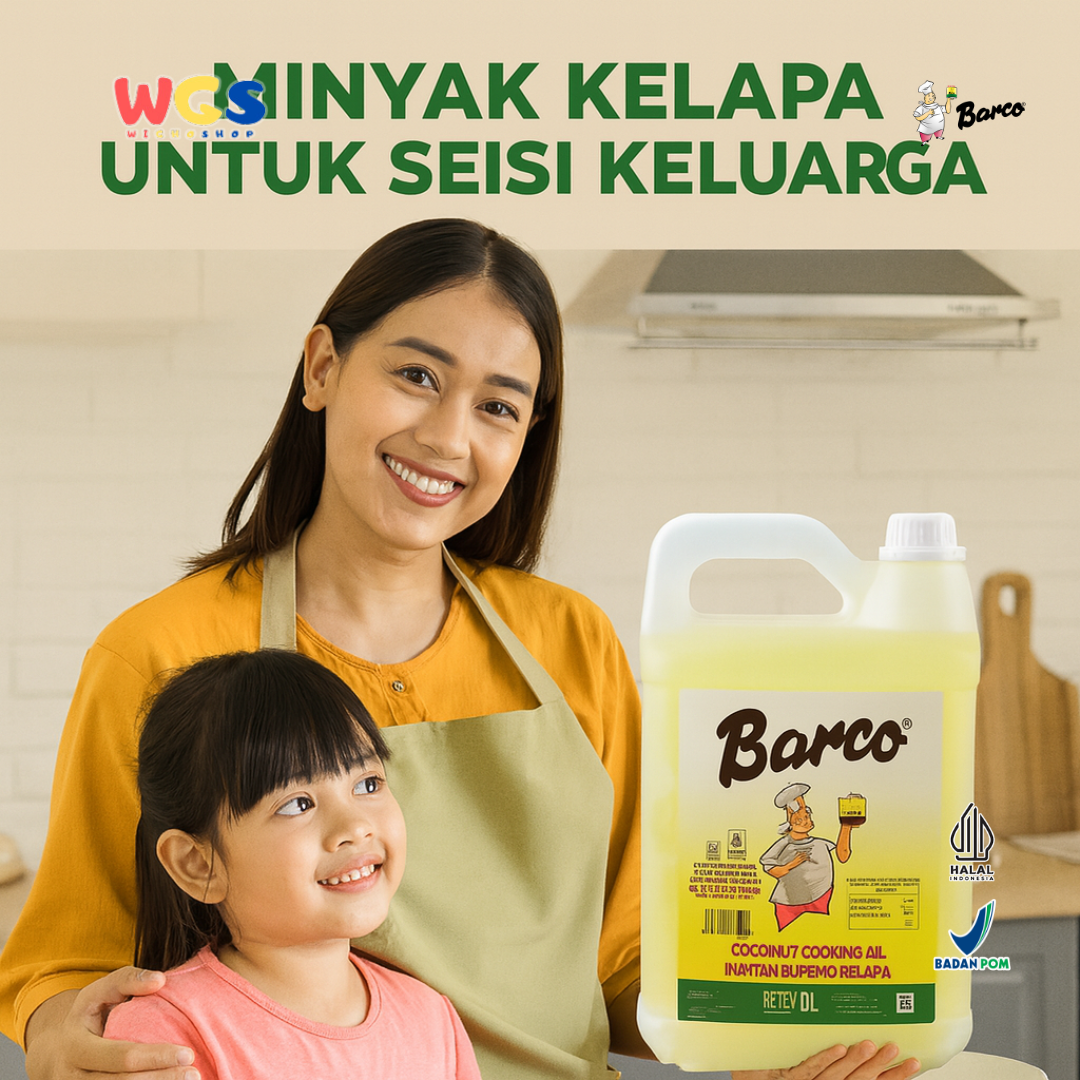 Barco Coconut Cooking Oil 5L Coconut Cooking Oil – A Healthy, Multipurpose Oil for Cooking