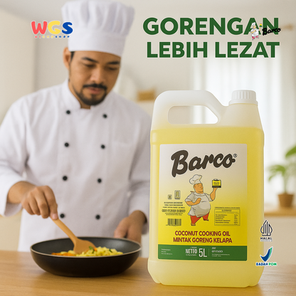 Barco Coconut Cooking Oil 5L Coconut Cooking Oil – A Healthy, Multipurpose Oil for Cooking