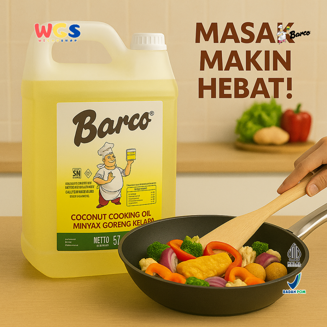 Barco Coconut Cooking Oil 5L Coconut Cooking Oil – A Healthy, Multipurpose Oil for Cooking