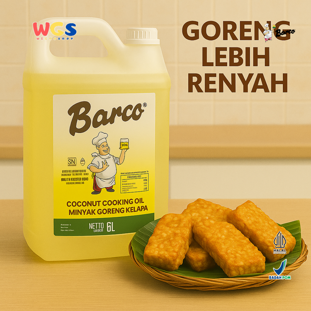 Barco Coconut Cooking Oil 5L Coconut Cooking Oil – A Healthy, Multipurpose Oil for Cooking