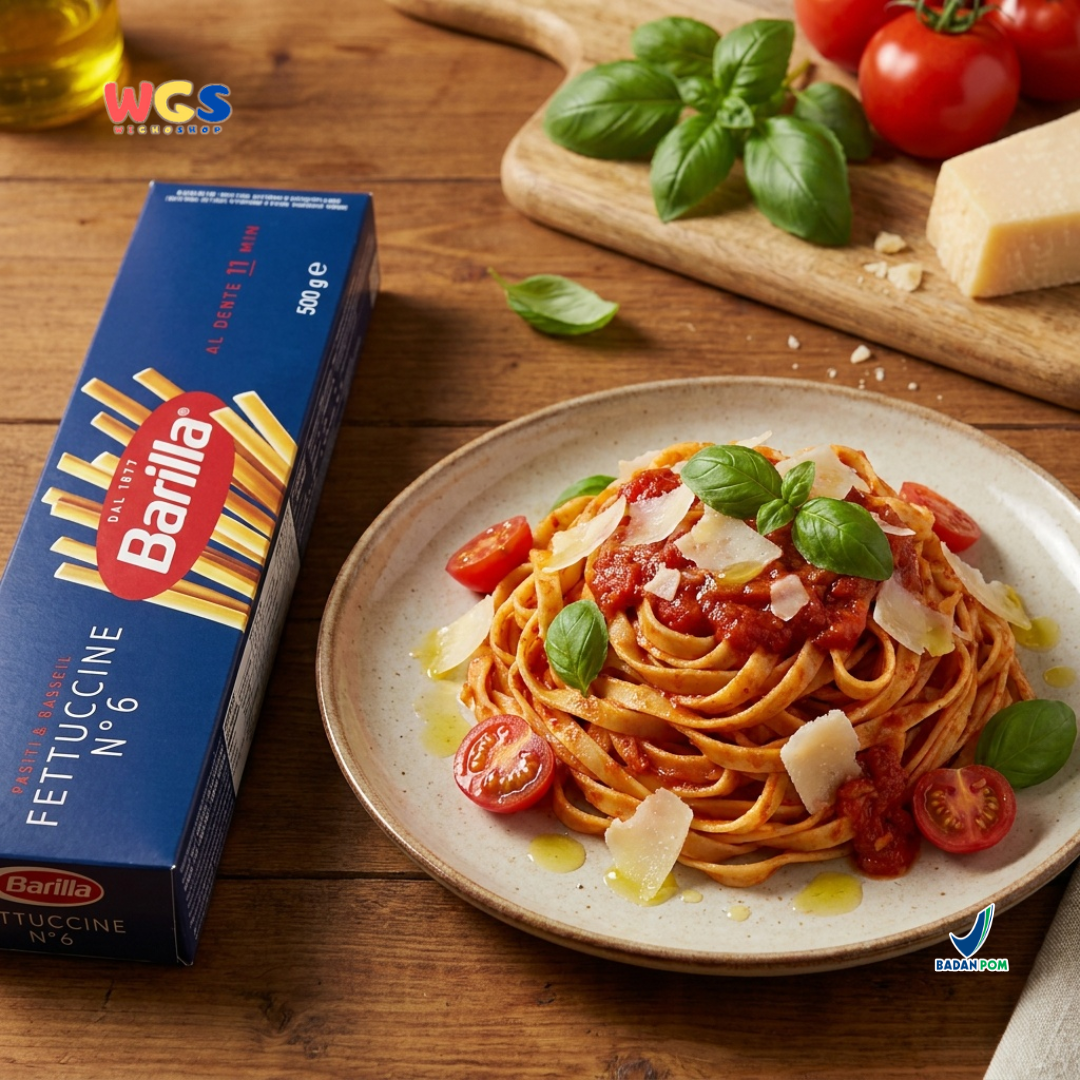 Barilla Fettuccine No. 6 Pasta 500g – Premium Italian Pasta for Creamy Sauces &amp; Special Dishes