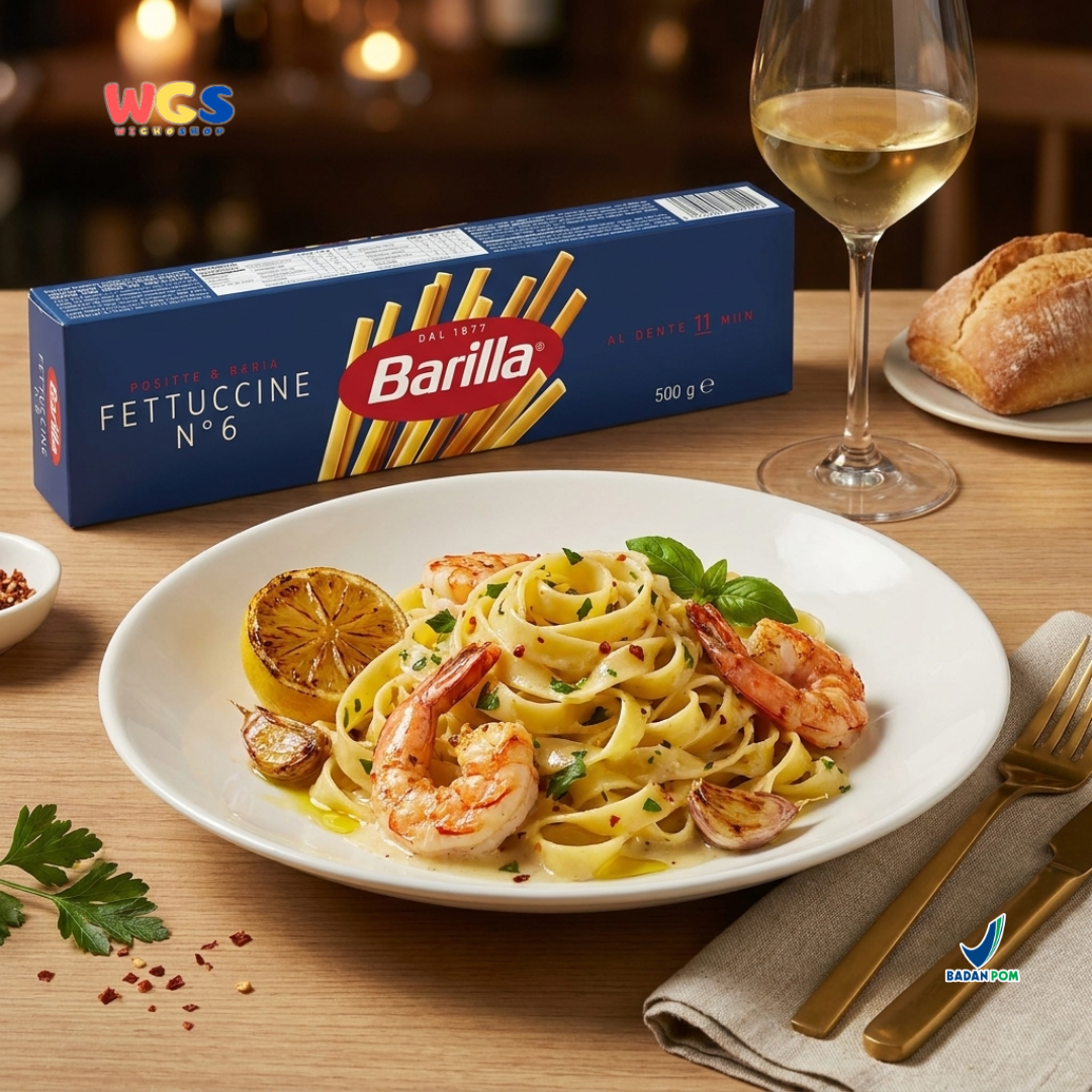 Barilla Fettuccine No. 6 Pasta 500g – Premium Italian Pasta for Creamy Sauces &amp; Special Dishes