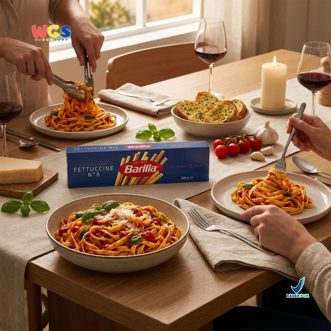Barilla Fettuccine No. 6 Pasta 500g – Premium Italian Pasta for Creamy Sauces &amp; Special Dishes