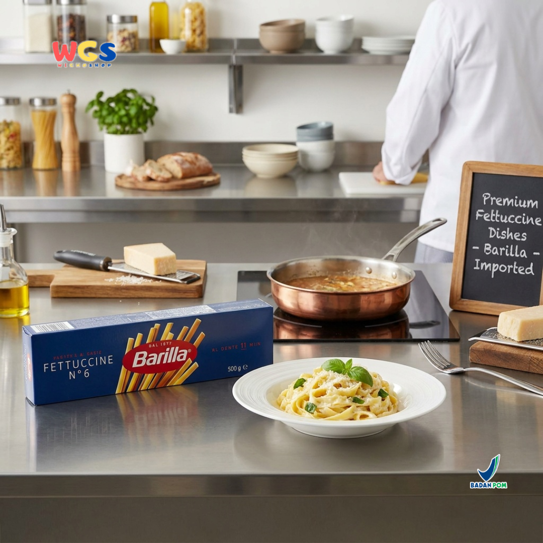 Barilla Fettuccine No. 6 Pasta 500g – Premium Italian Pasta for Creamy Sauces &amp; Special Dishes