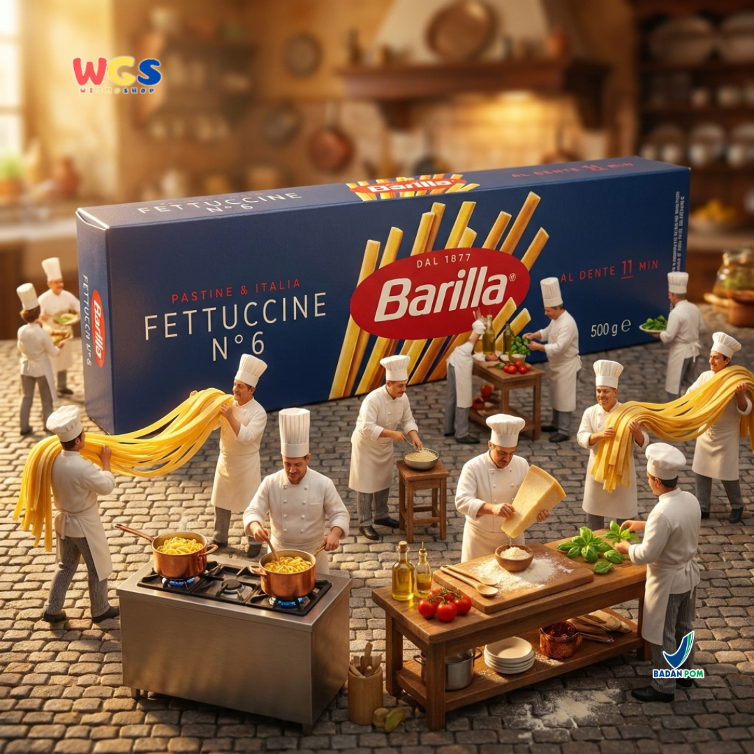 Barilla Fettuccine No. 6 Pasta 500g – Premium Italian Pasta for Creamy Sauces &amp; Special Dishes