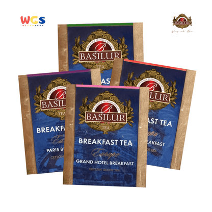 Basilur Breakfast Tea Europe 64g – 32 Sachet Teh Hitam Ceylon Klasik dari Inspirasi Eropa