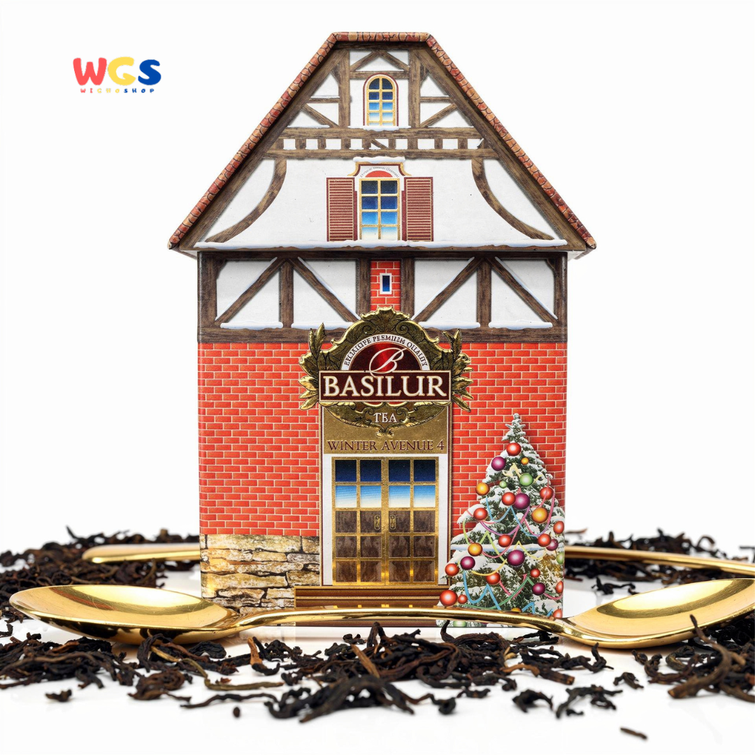 Basilur Ceylon Black Tea Premium Tin 100g - Tea House Collection Winter Avenue 4