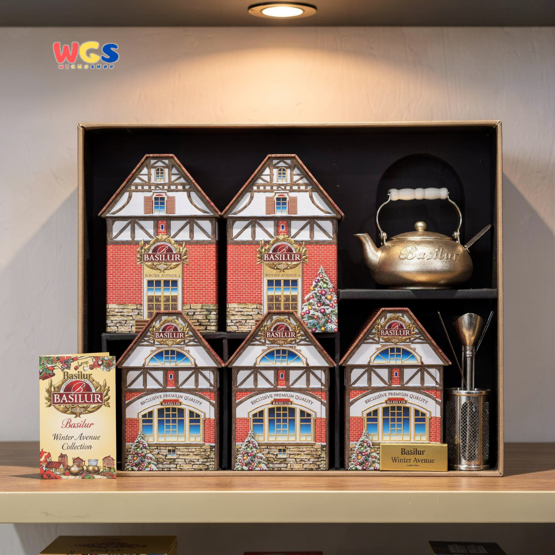 Basilur Ceylon Black Tea Premium Tin 100g - Tea House Collection Winter Avenue 4