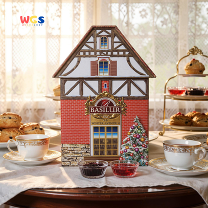 Basilur Ceylon Black Tea Premium Tin 100g - Tea House Collection Winter Avenue 4