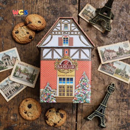 Basilur Ceylon Black Tea Premium Tin 100g - Tea House Collection Winter Avenue 4