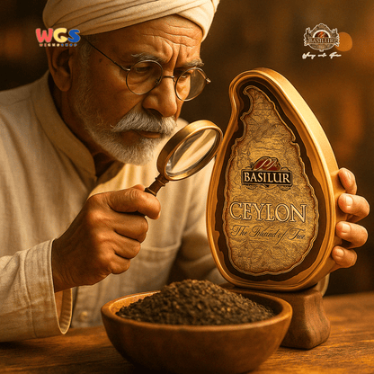 Basilur Ceylon The Island of Tea Gold Pure Ceylon Black Tea 50g – Kaleng Premium Koleksi Eksklusif