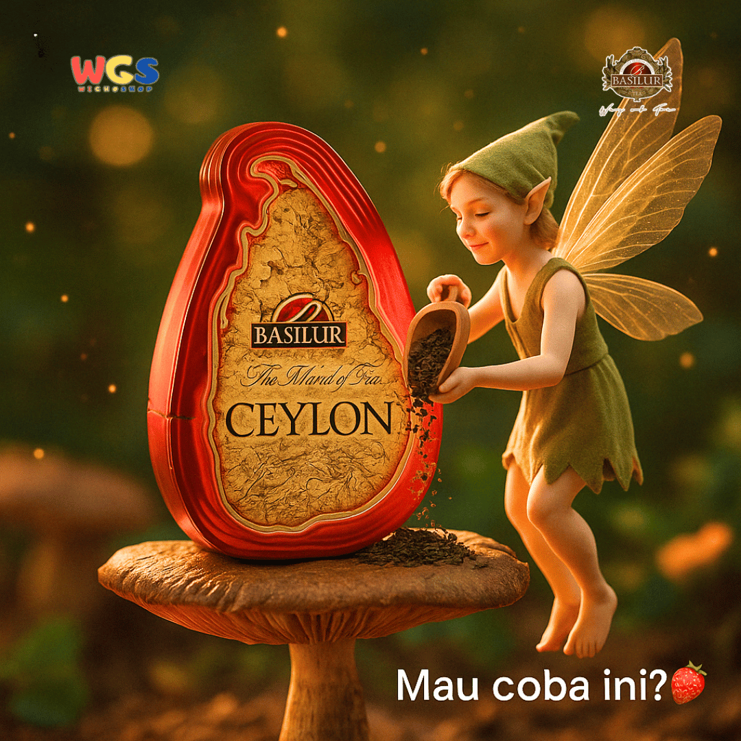 Basilur Ceylon The Island of Tea Imperial Ceylon Pure Ceylon Black Tea 50g – Kaleng Koleksi Premium