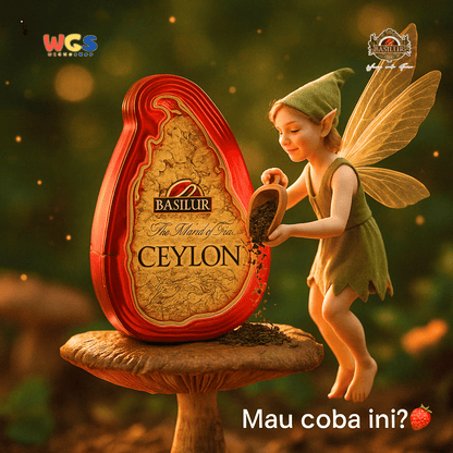 Basilur Ceylon The Island of Tea Imperial Ceylon Pure Ceylon Black Tea 50g – Kaleng Koleksi Premium