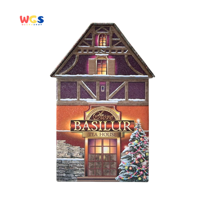 Basilur Christmas House Ceylon Black Tea 100g – Teh Hitam Premium Kemasan Kaleng Rumah