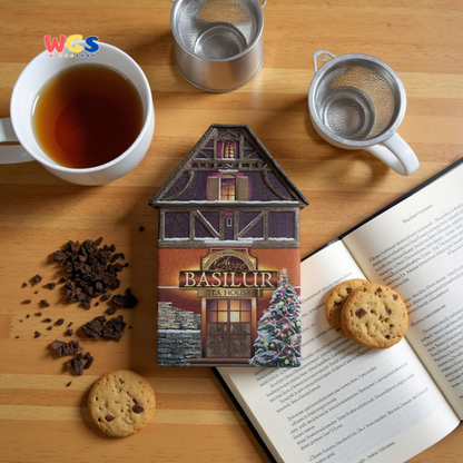 Basilur Christmas House Ceylon Black Tea 100g – Teh Hitam Premium Kemasan Kaleng Rumah