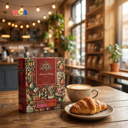 Basilur Festival Story Assorted 32 Tea Bags 64g – Ceylon Black Tea & Fruit Infusion Gift Book