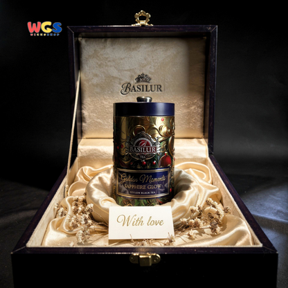 Basilur Golden Moments Sapphire Glow 100g – Ceylon Black Tea Premium Rasa Gingerbread & Spice