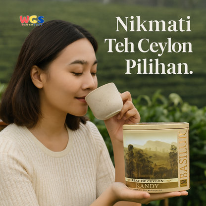 Basilur Leaf of Ceylon Kandy Black Tea 100g – Teh Hitam Premium Sri Lanka