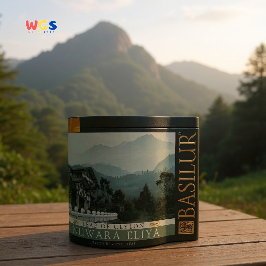 Basilur Leaf of Ceylon Nuwara Eliya 100g (Teh Hitam Ceylon Murni Premium dari Sri Lanka)