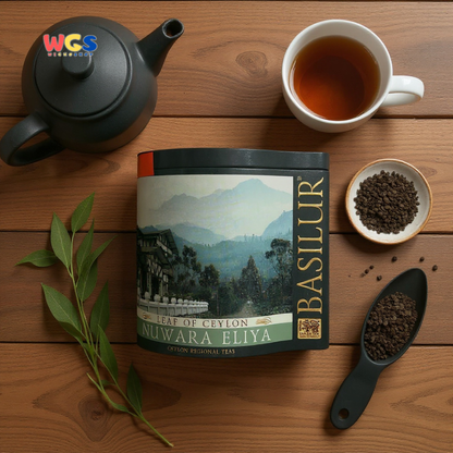 Basilur Leaf of Ceylon Nuwara Eliya 100g (Teh Hitam Ceylon Murni Premium dari Sri Lanka)