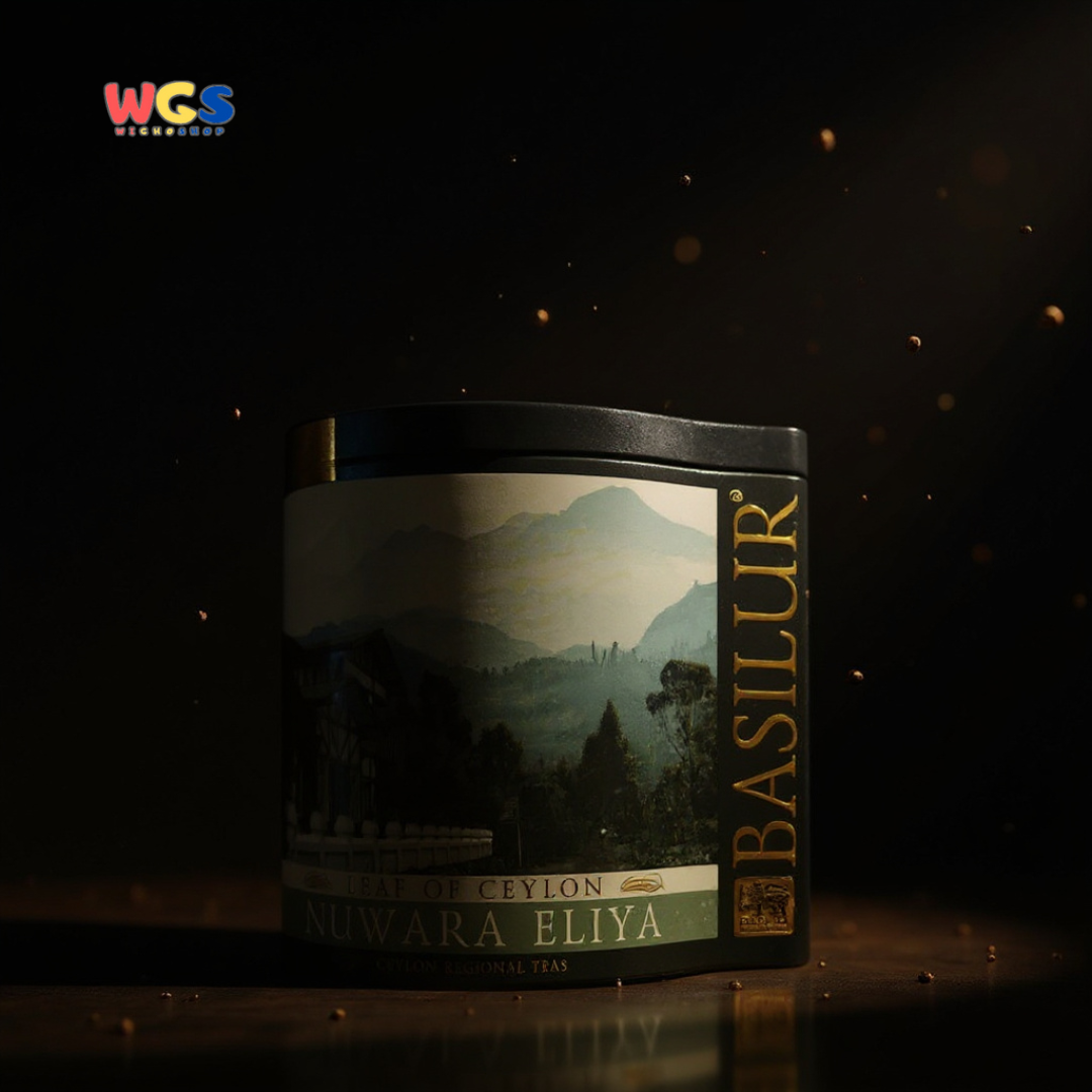 Basilur Leaf of Ceylon Nuwara Eliya 100g (Teh Hitam Ceylon Murni Premium dari Sri Lanka)