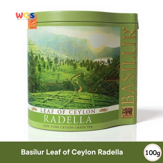 Basilur Leaf of Ceylon Radella 100g (Teh Hijau Ceylon Murni Premium Asal Sri Lanka)