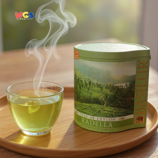 Basilur Leaf of Ceylon Radella 100g (Teh Hijau Ceylon Murni Premium Asal Sri Lanka)
