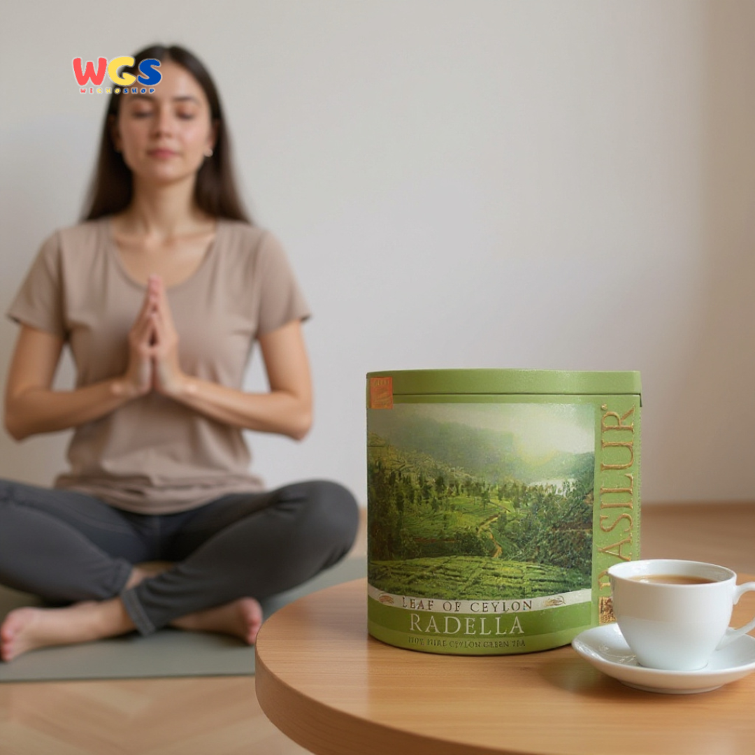 Basilur Leaf of Ceylon Radella 100g (Teh Hijau Ceylon Murni Premium Asal Sri Lanka)
