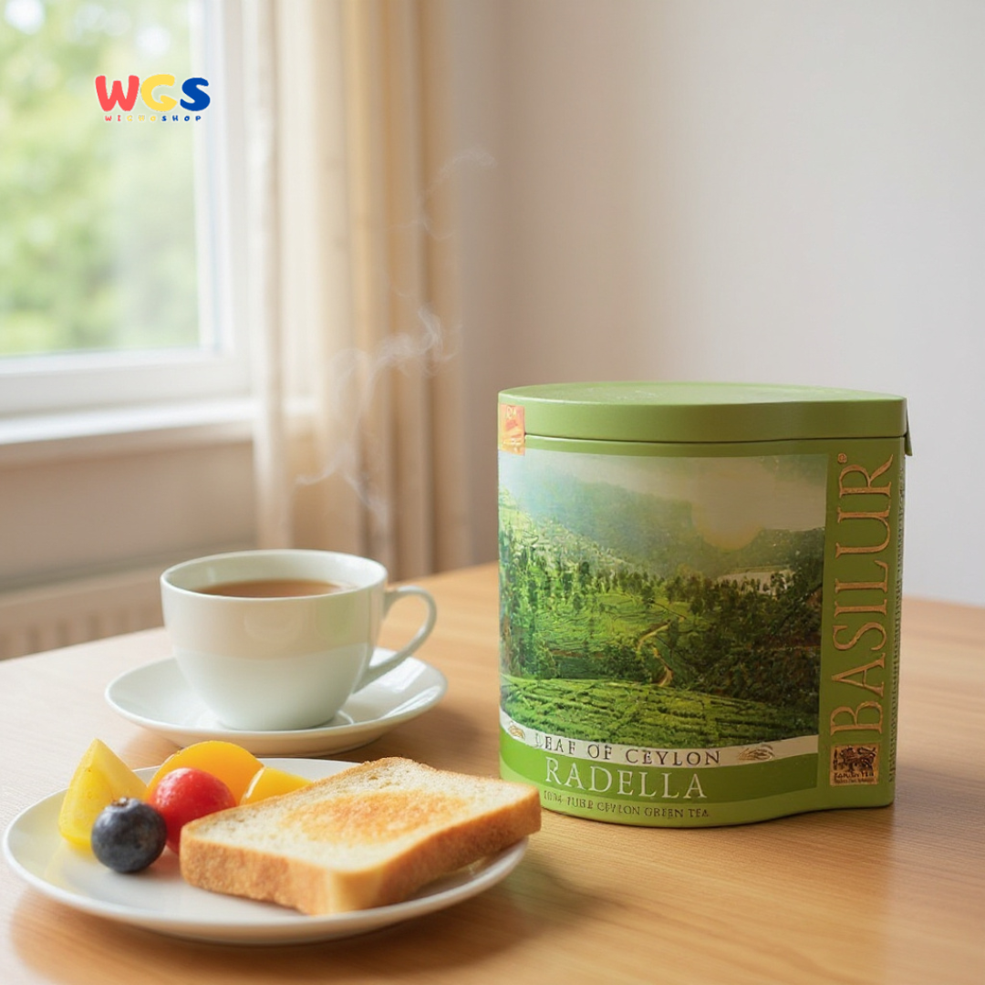 Basilur Leaf of Ceylon Radella 100g (Teh Hijau Ceylon Murni Premium Asal Sri Lanka)