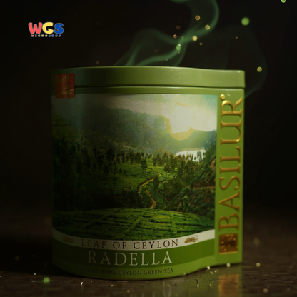 Basilur Leaf of Ceylon Radella 100g (Teh Hijau Ceylon Murni Premium Asal Sri Lanka)