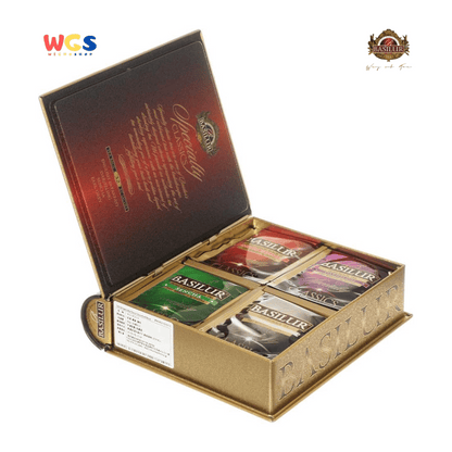 Basilur Specialty Classics 64g – 32 Sachet Teh Hitam & Hijau Premium dalam Koleksi Eksklusif