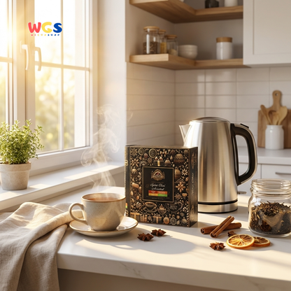 Basilur Spice Chai Assorted Tea Book 32 Tea Bags – Premium Ceylon Black Tea Selection