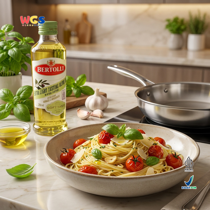 Bertolli Extra Light Tasting Olive Oil 250ml - Minyak Zaitun Soft Taste untuk Masak