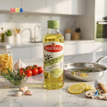 Bertolli Extra Light Tasting Olive Oil 250ml - Minyak Zaitun Soft Taste untuk Masak