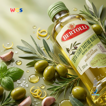 Bertolli Extra Light Tasting Olive Oil 250ml - Minyak Zaitun Soft Taste untuk Masak