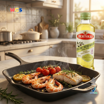 Bertolli Extra Light Tasting Olive Oil 250ml - Minyak Zaitun Soft Taste untuk Masak