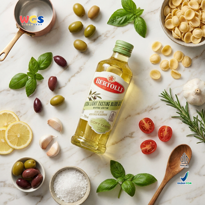 Bertolli Extra Light Tasting Olive Oil 250ml - Minyak Zaitun Soft Taste untuk Masak