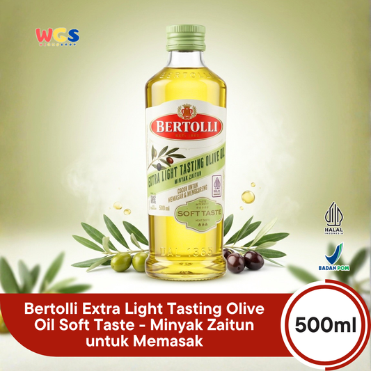 Bertolli Extra Light Tasting Olive Oil Soft Taste 500ml - Minyak Zaitun untuk Memasak