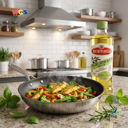 Bertolli Extra Light Tasting Olive Oil Soft Taste 500ml - Minyak Zaitun untuk Memasak