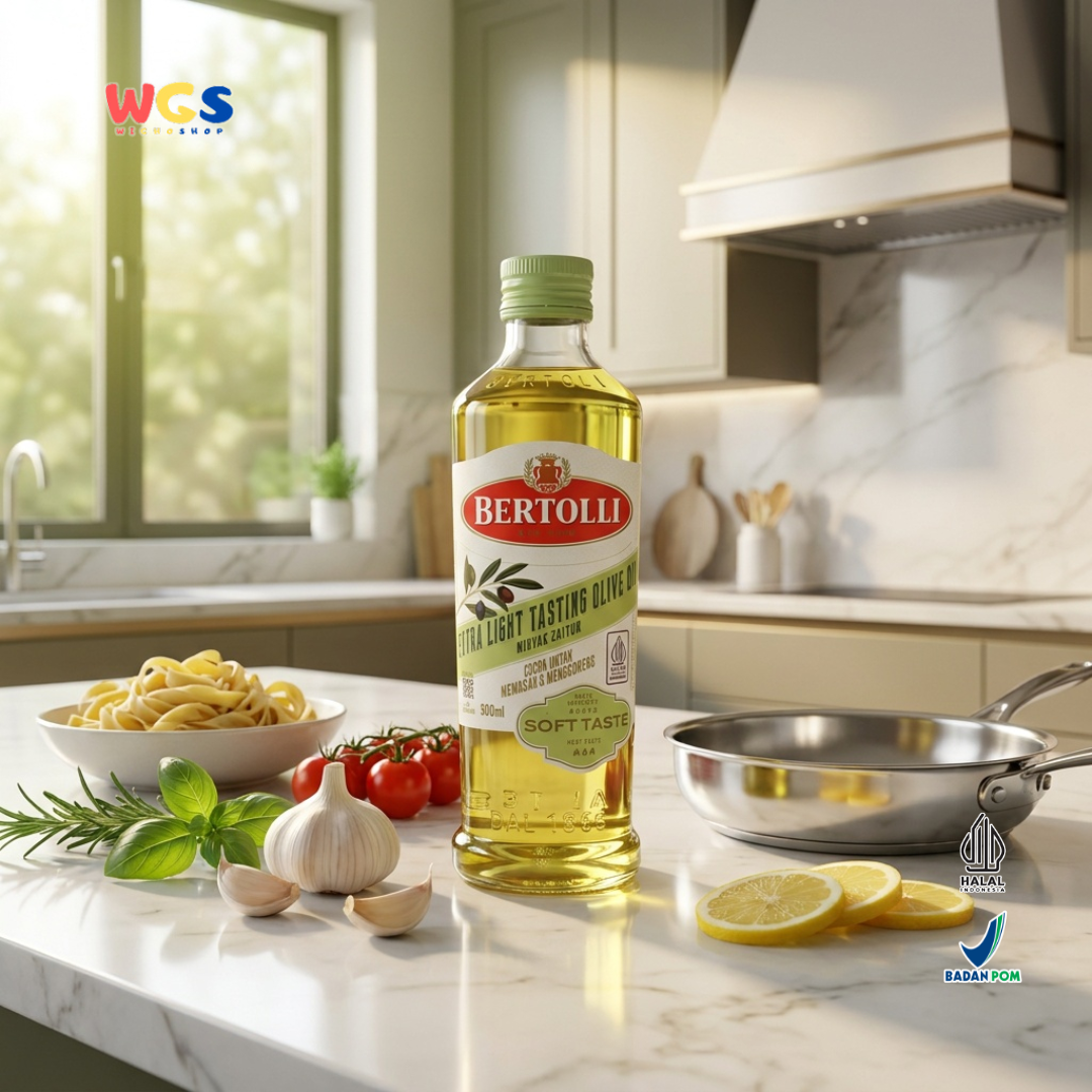 Bertolli Extra Light Tasting Olive Oil Soft Taste 500ml - Minyak Zaitun untuk Memasak