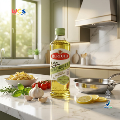 Bertolli Extra Light Tasting Olive Oil Soft Taste 500ml - Minyak Zaitun untuk Memasak