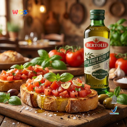 Bertolli Extra Virgin Olive Oil Rich Taste 250ml - Minyak Zaitun Extra Virgin untuk Salad & Bumbu