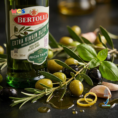 Bertolli Extra Virgin Olive Oil Rich Taste 500ml - Minyak Zaitun Extra Virgin untuk Salad & Bumbu