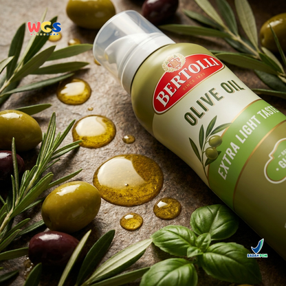 Bertolli Olive Oil Spray Extra Light Taste 145ml - Minyak Zaitun Spray untuk Air Fryer & Cooking