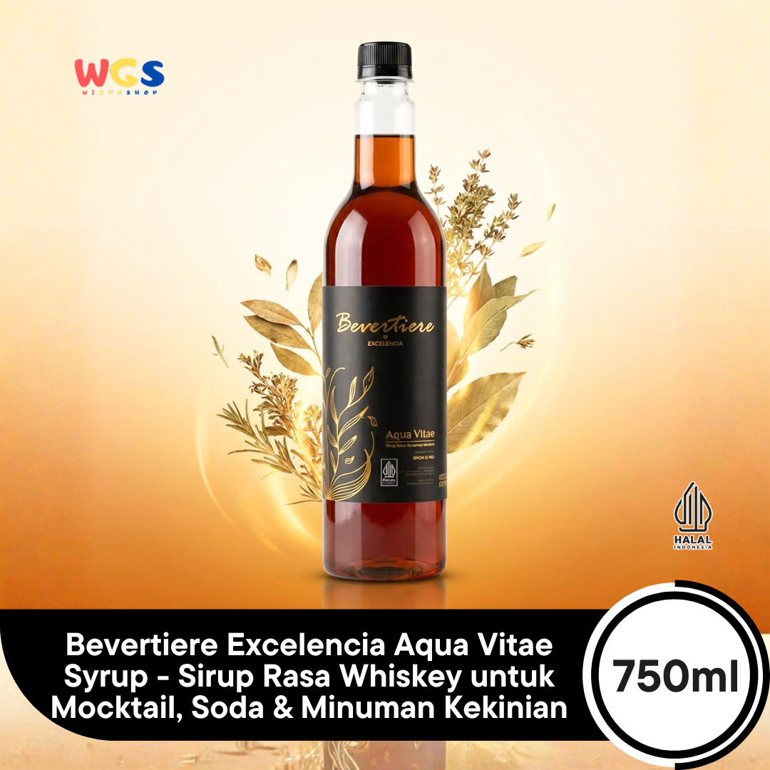 Aqua Rasa Rasa Bevertiere Excelencia Aqua Vitae Syrup 750ml - Sirup Rasa Whiskey untu ...