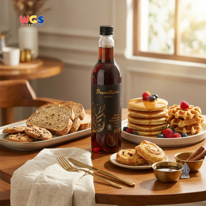 Bevertiere Excelencia Brown Molasses Rum Flavour Syrup 750ml - Sirup Brown Sugar Rasa Rum untuk Kopi, Boba & Latte