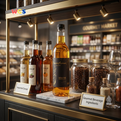 Bevertiere Excelencia Yellow Malt Syrup 750ml - Sirup Malt Rasa Beer untuk Minuman Kekinian, Soda & Latte