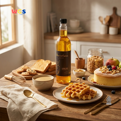 Bevertiere Excelencia Yellow Malt Syrup 750ml - Sirup Malt Rasa Beer untuk Minuman Kekinian, Soda & Latte