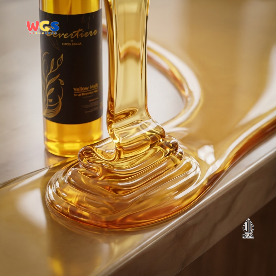 Bevertiere Excelencia Yellow Malt Syrup 750ml - Sirup Malt Rasa Beer untuk Minuman Kekinian, Soda & Latte